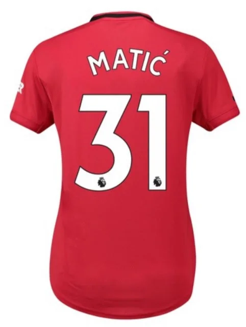 Manu Nemanja Matic Women's 19/20 Home Jersey